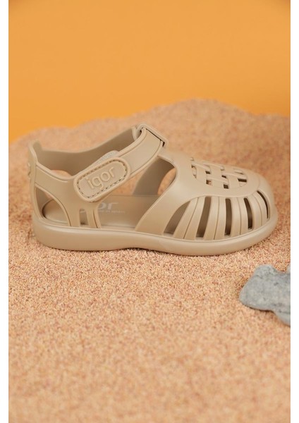 19 - 29 Numara Igor Tobby Solid Bej Sandalet modelleri