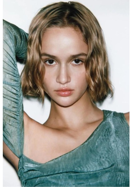 Allbucks Zara, Asimetrik Drapeli Organze Mini Elbise ABZRA0102