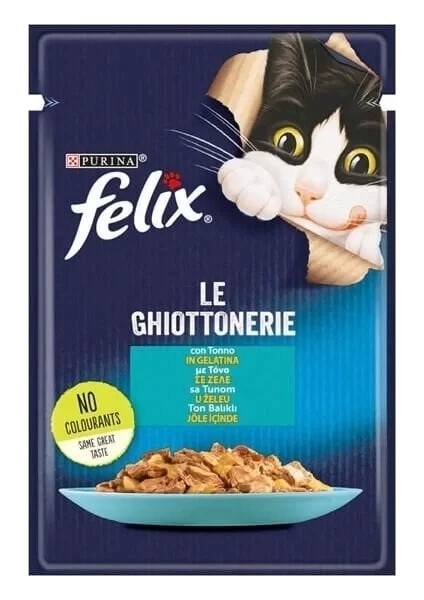 Felix Taze Ton Balıklı Jöleli Pouch Yetişkin Konserve Kedi Maması 85 gr