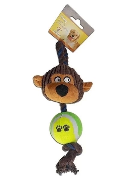 Eastland Tenis Toplu Maymun Diş Ipli Köpek Oyuncağı 30 cm