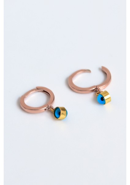 925 Ayar Gümüş Cam Göz Halka Küpe fiyatları