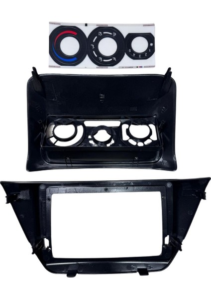 Oto Tablet Çerçeve Mıtsubıshı L-200 2006+ 9" Klima Panel Dahil Füme TAC-131 fiyatları