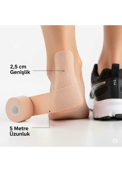 Ayakkabı Vurma Önleyici Rulo Bant 2.5 cm x 5 M modelleri