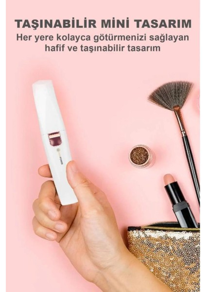 Şarjlı Yüz ve Vücut Çift Başlıklı Epilasyon Seti, Taşınabilir ve Tahriş Etmez