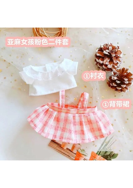 20CM Bebek Giysileri Güzel Şapka Satchel Çanta Takım Elbise Kıyi Bebek Aksesuarları KoreKpop Exo Pamuk Idol Bebekleri Diy Oyuncaklar Renk: B/beden: 20 cm Idol Bebek(Yurt Dışından)