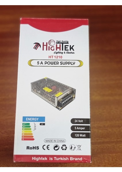 24V 5A 120W Adaptör – Metal Kasa Güç Kaynağı