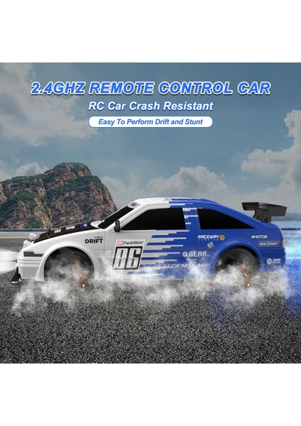 Rc Drift Car Remote Control Toy Rally Sport Car 1:16 4WD 18KM/H High Speed Model fırsatları