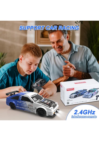 Rc Drift Car Remote Control Toy Rally Sport Car 1:16 4WD 18KM/H High Speed Model