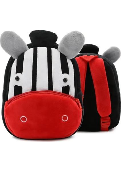Moda Çocuk Okul Çantaları 3D Biyomimetik Hayvan Çocuklar Sırt Çantası Anaokulu Erkek ve Kız Okul Çantaları Mini Sırt Çantası Kitap Çantası 4 Color: Zebra (Yurt Dışından)