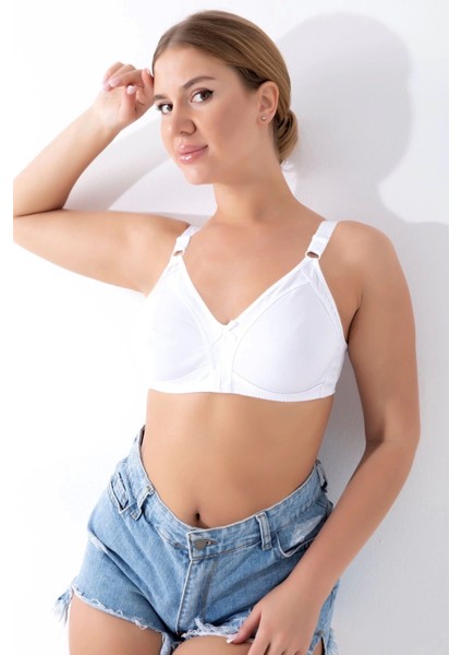 Beyaz Dikişsiz Toparlayıcı Sütyen - 501 modelleri