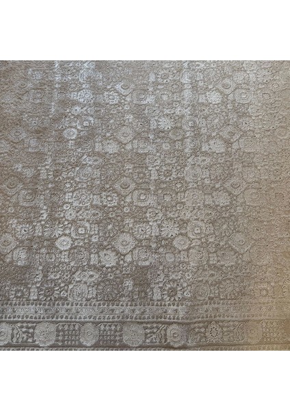 Woolly 4128 Açık Bej Modern Salon Halısı