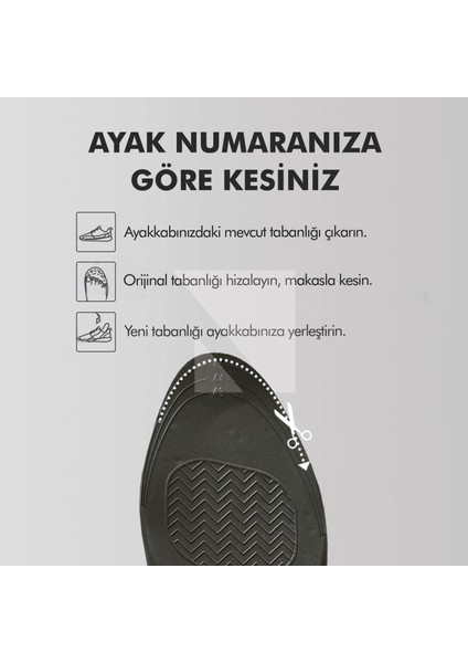 BU01 - 3,5 cm Boy Uzatıcı | Gizli Topuk Yükseltici, Yastıklamalı Boy Uzatma İç Tabanlık