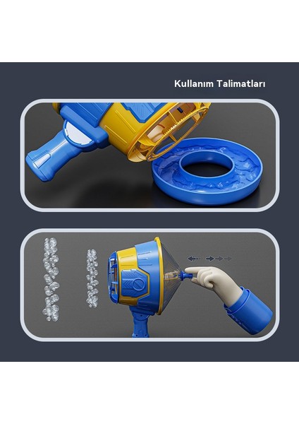 Elde Tutulan Hava, Gök Tabancası Baloncuk Makinesi (Yurt Dışından) modelleri