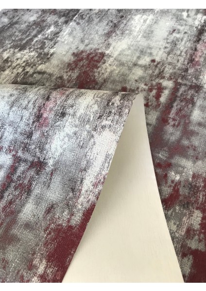 2467 Bordo Gri Italyan Baskı Desen 3D 5m2 Duvar Kağıdı fırsatları