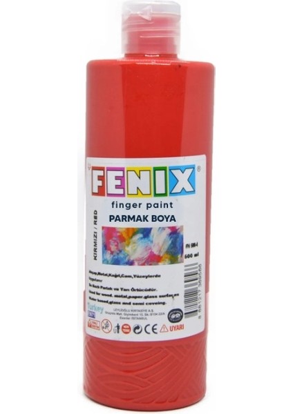 500 ml Parmak Boyası - Kırmızı
