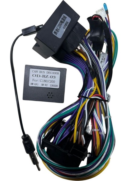 Oto Tablet Çerçeve Benz C Class 2011-2015 9" Siyah TAC-211 modelleri