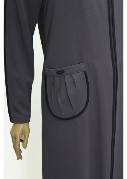 1002 Kolu Biyeli Önden Fermuarlı Kapişonlu Kap Qys Giy Çık Kap #24-05# modelleri