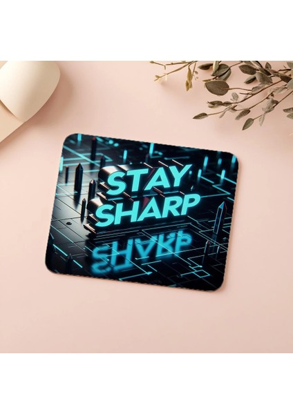 Siyah Parlak Zeminli Netlik Temalı Mouse Pad - 19X23 cm 2 mm Dikdörtgen Ithal Baskılı Mouse Pad indirimleri