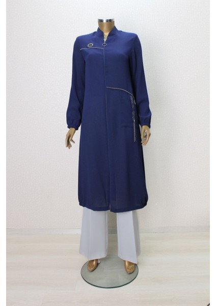 1013 Önden Fermuarl Cebi Zincir Biyeli Kap Qys Kap Giy Çık #24-05#