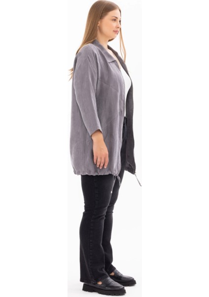 4009 Altı Büzgülü Önü Fermuarlı Günlük Kap Qys Günlük Kap 10002412514009 #24-07#