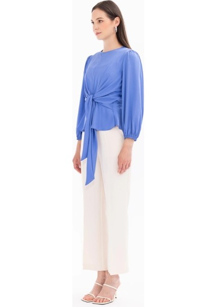 10013 Önü Bağlamalı Şık Bluz Qys Bluz #24-05# modelleri