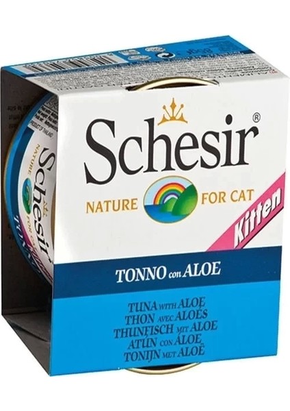 Schesir Kitten Ton Balıklı ve Aloeveralı Yavru Kedi Konservesi 85 gr