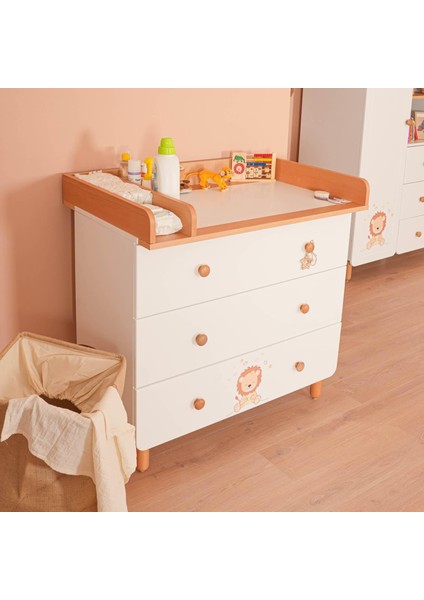 Sweet Lion Bebek ve Çocuk Odası Üç Çekmeceli Şifonyer fiyatları