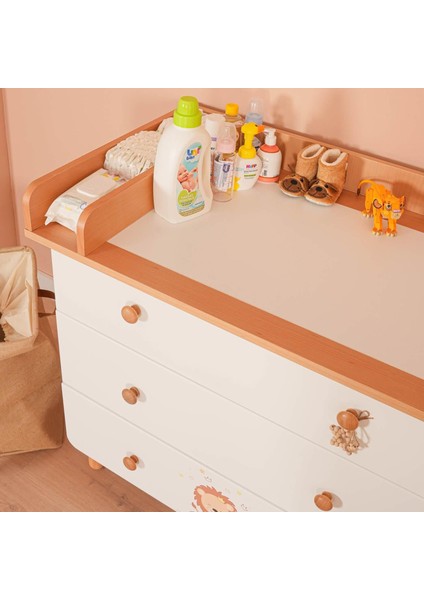 Sweet Lion Bebek ve Çocuk Odası Üç Çekmeceli Şifonyer modelleri