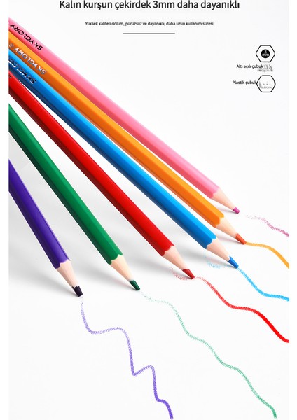 Plastik Renkli Kalem Seti (Yurt Dışından) fiyatları
