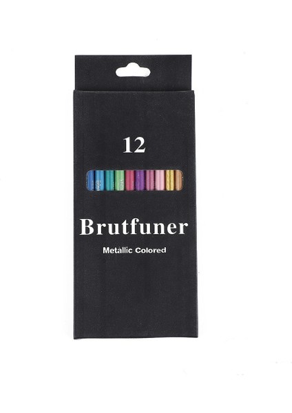 Siyah Ahşap Metal Renkli Kalem (Yurt Dışından)