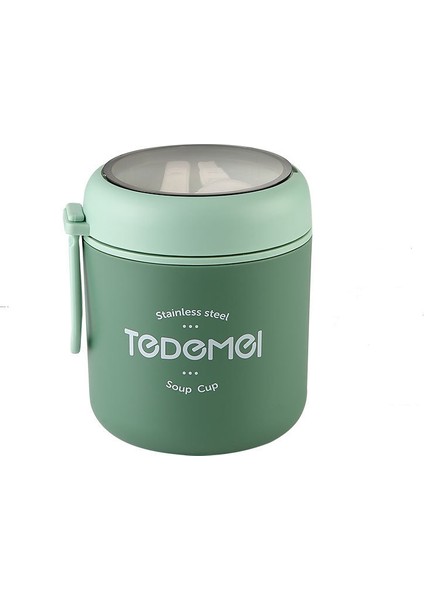 Yuvarlak Paslanmaz Çelik Yalıtımlı Çorba Bardağı, Yemek Çorbası Kavanozu (Yurt Dışından)