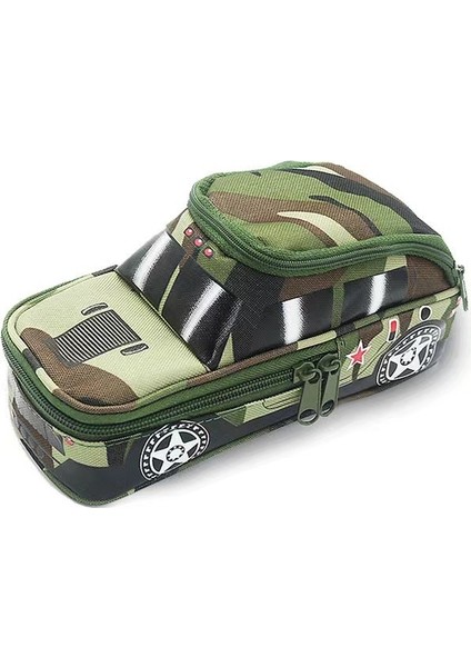 Kamuflaj Fermuar Yaratıcı Kalem Kutusu (Yurt Dışından)