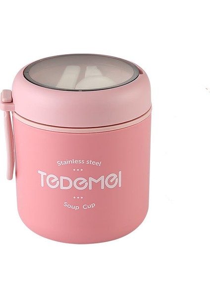 Yuvarlak Paslanmaz Çelik Yalıtımlı Çorba Bardağı, Yemek Çorbası Kavanozu (Yurt Dışından)