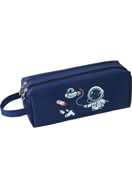 Büyük Kapasiteli Çift Fermuarlı Kalem Kutusu (Yurt Dışından)