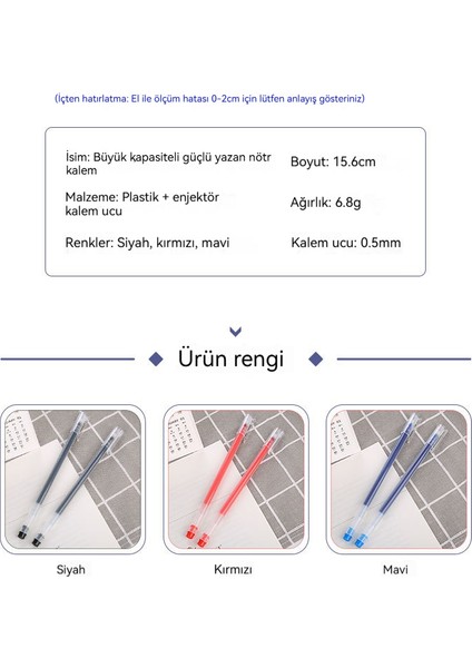 Büyük Kapasiteli Nötr Tükenmez Kalem (Yurt Dışından) modelleri