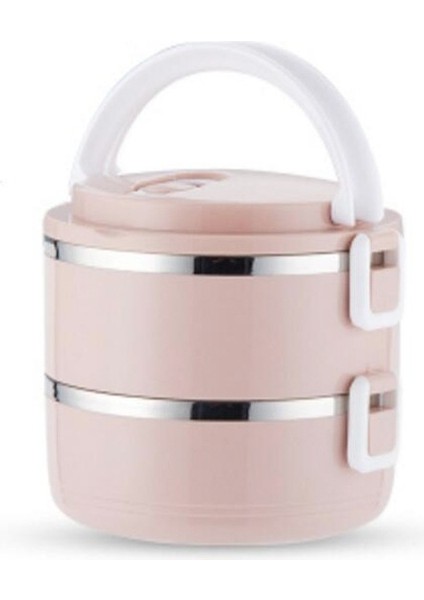 Çift Katmanlı Büyük Kapasiteli Paslanmaz Çelik Yalıtım Bento Kutusu (Yurt Dışından)