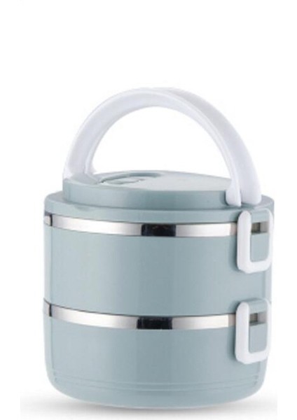 Çift Katmanlı Büyük Kapasiteli Paslanmaz Çelik Yalıtım Bento Kutusu (Yurt Dışından)