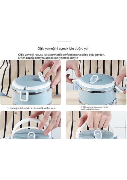 Çift Katmanlı Büyük Kapasiteli Paslanmaz Çelik Yalıtım Bento Kutusu (Yurt Dışından) fiyatları