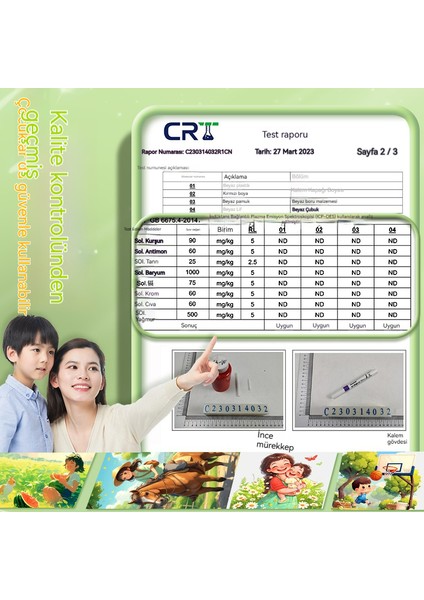 Öğrencilere Özel Akrilik Kalem Çocuk Büyük Kapasiteli Yıkanabilir Renk Suluboya Kalem Sanat Seti (Yurt Dışından) indirimleri