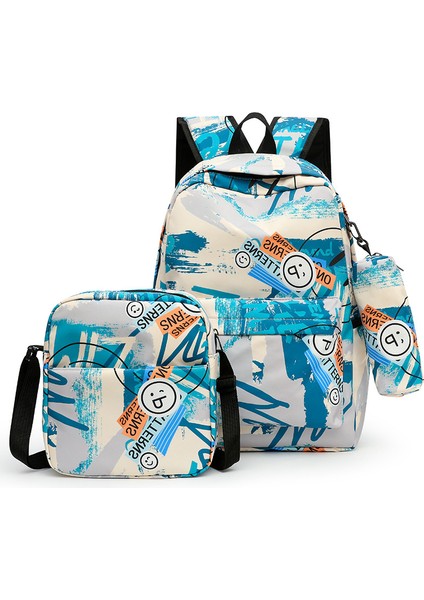 Smiley Doodle Sırt Çantası (Yurt Dışından)