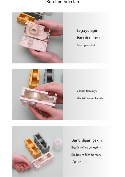 Wenchuang Bant Koltuk Kesici Ofis Öğrenci Malzemeleri Kırtasiye Yapı Taşı Bant Koltuk Kesici (Yurt Dışından) fiyatları