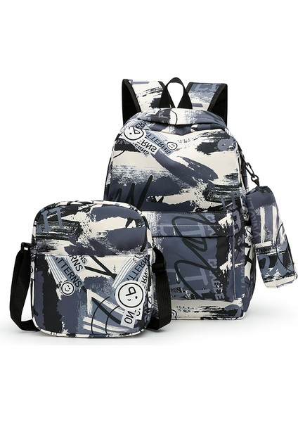 Smiley Doodle Sırt Çantası (Yurt Dışından)