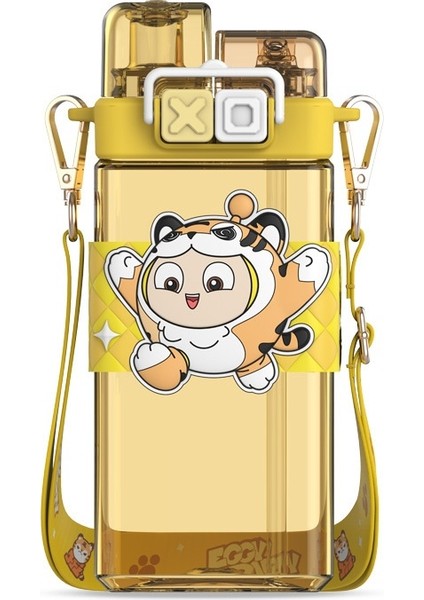 Sanrio Kuromi Çocuklar Için Iki Yönlü Kare Suçuklu Şarap Fışkı (Yurt Dışından)