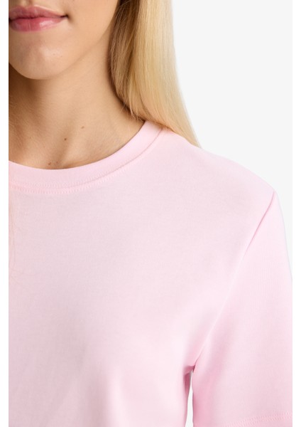 Regular Fit Bisiklet Yaka Kısa Kollu Tişört D7579AX25AU indirimleri