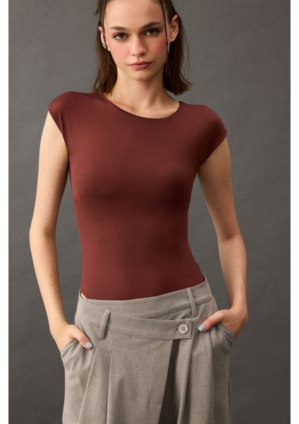 Coool Basic Düz Kolsuz Çıtçıtlı Body F7824AX25AU
