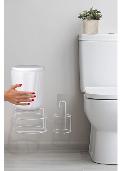 Beyaz Eko Magic Askılı Yuvarlak Linea 2'li Wc Kova ve Fırça Seti fırsatları