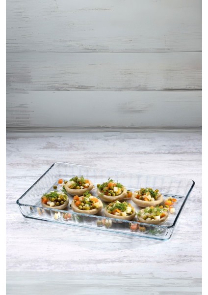 59984 Dikdörtgen Borcam Tepsi 37 x 24 cm