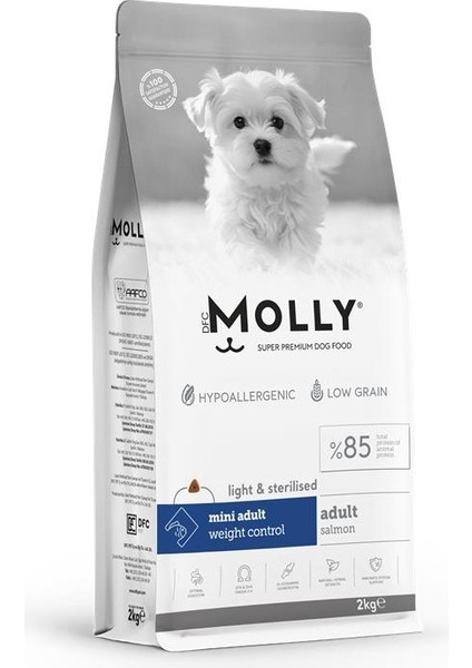 Mini Irk Kısırlaştırılmış Köpek Maması Somonlu 2 kg