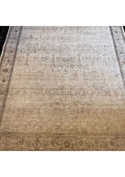 Elexus Halı Woolly 4127 Krem Modern Salon Halısı