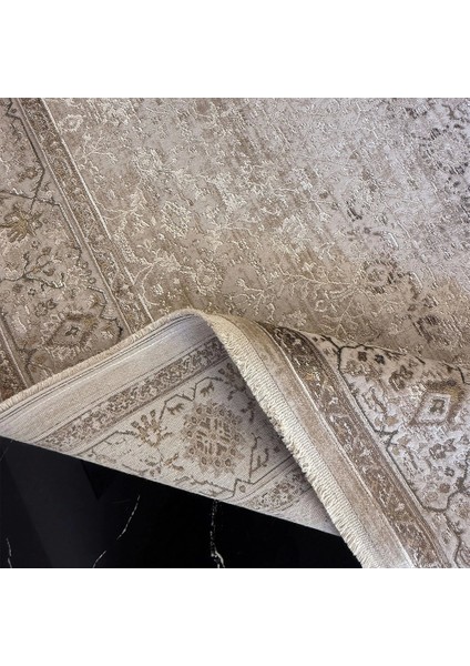 Elexus Halı Woolly 4127 Krem Modern Salon Halısı modelleri